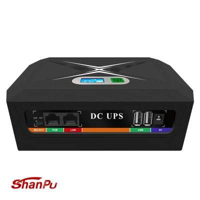 Mini UPS portátil 12V 60W Energia de backup estendida usando o tempo aplicável para interruptores de roteador WiFi